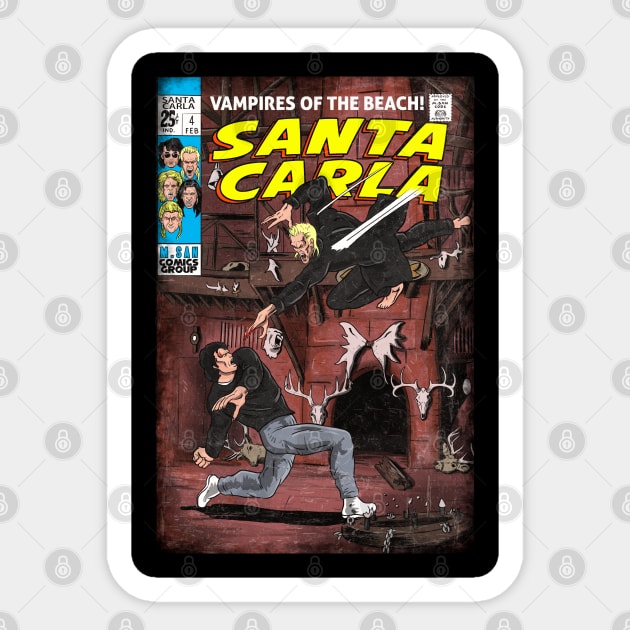 Santa Carla vampires Sticker by MarianoSan